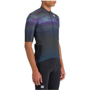 Sportful Flow Supergiara Korte Mouw Wielertrui Zwart M Man