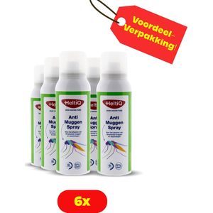 6X HeltiQ Anti-Muggen Spray - Voordeelverpakking!!