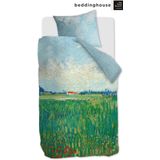 Beddinghouse x Van Gogh Museum Field with Poppies dekbedovertrek - Eenpersoons - 140x200/220 - Groen