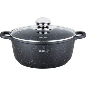 Kinghoff 1597 - Braadpan - met Aromaknop - 28 cm - 6.5 liter