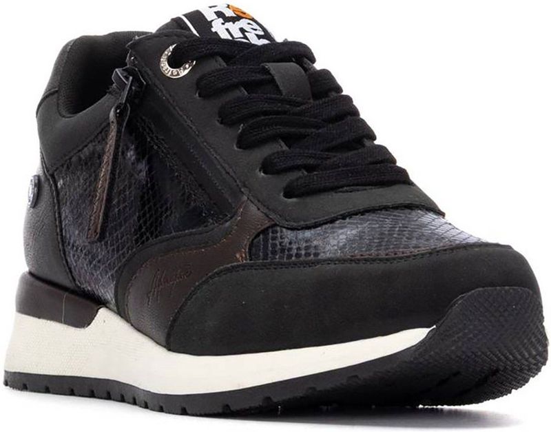 Refresh - 17317702 - Trainers - Zwart - Plat - Ritssluiting - Casual