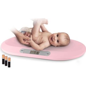 BW-144 elektronische babyweegschaal, roze