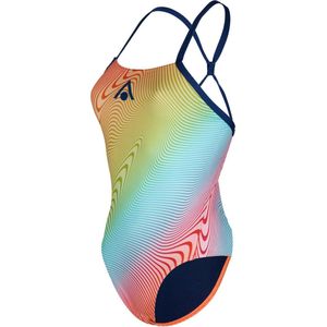 Aquasphere Essential Tie Back - Badpak - Dames - Multicolor/Oranje - 34