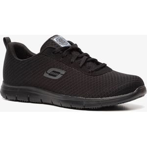 Skechers - Work Ghenter Bronaugh - Sneakers - Zwart - Synthetisch Materiaal