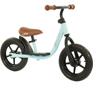 Sajan Loopfiets - Balance Bike - Jongens en Meisjes - Loopfiets 2 Jaar - Buitenspeelgoed - Mat-Lichtblauw