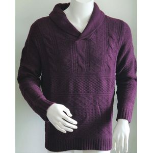 McGregor Connery Indi Shawl Pull  Trui - Bordeaux Rood - Maat L