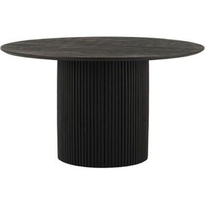 Eettafel Congo Rond 140cm Acacia | Black