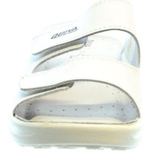 Dames Slipper Velcro Wit maat 39