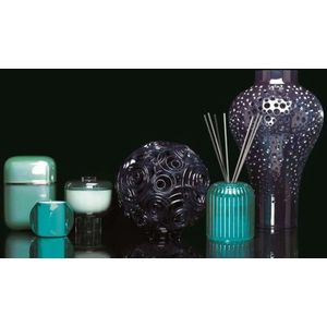 Kartell Fragrances - Kartell Dice Candle Blue-Green Portofino - Acrylaat Kunststof - Blauw