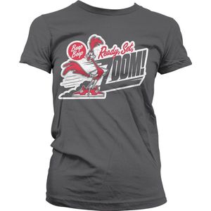 Looney Tunes Road Runner BEEP BEEP Girly Tee Damen T-Shirt Dark-Grey-S