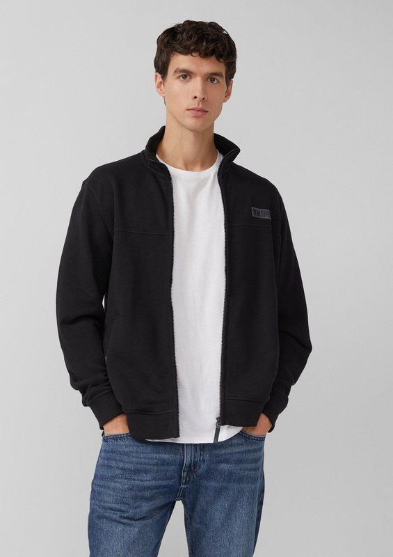 s.Oliver - Sweatvest - Opaal/Zwart