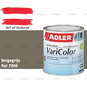 ADLER Varicolor Lakverf RAL 7006 – Beigegrijs 750 ml – 2-in-1 Houtverf, Metaalverf en Kunststof Lak voor Binnen & Buiten