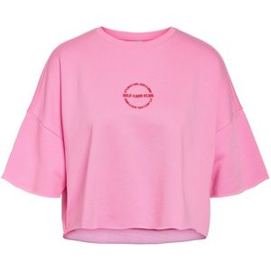 Noisy may Trui Nmaston 2/4 O-neck Sweat Jrs 27033247 Bonbon/embroid Tomato Dames Maat - XL