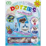 DIAMOND DOTZ - Megapack DOTZIES 6-delig - Diamond Painting - 2 Foto's 15 x 15 cm, 2 Armbandjes, 2 Stickers - 11.000+ Dotz - Complete DIY Set Voor Kinderen Vanaf 8 Jaar - Blauw