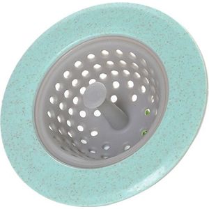 Siliconen gootsteen zeef 11 cm -  Gootsteenfilter – Afvoerzeef - Aanrecht zeef - groen