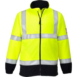 FR31 - Vlamvertragende Antistatische Hi-Vis Fleece Geel maat L