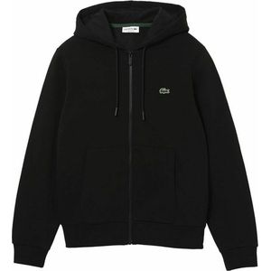 Lacoste heren hoodie sweatsvest - met rits - zwart - Maat: 3XL