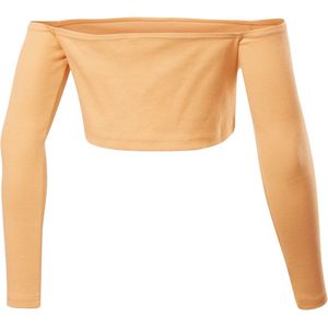 Reebok Cl Ic Crop Top T-shirt Vrouwen Oranje M