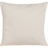 Ambie - Sierkussen - Ivoor - Bouclé - 45 x 45 cm