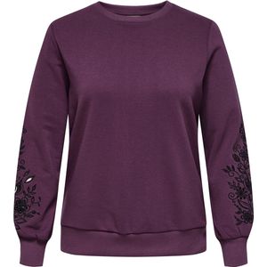 ONLY CARMAKOMA - Sweatshirt - Geborsteld - Lange Mouwen - Regular Fit