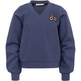 LOOXS 10sixteen - Sweater - Blauw - Meisjes - V-hals - Lange Mouwen
