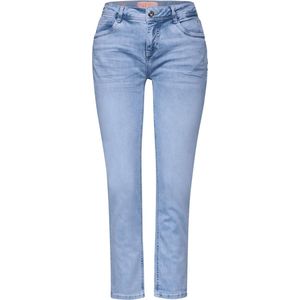 Street One Style QR Jane mid waist bleached Dames Jeans - super light blue washed - Maat 32 - lengte 26