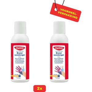2X HeltiQ Brandwondengel - 2x 118ml - Voordeelverpakking!
