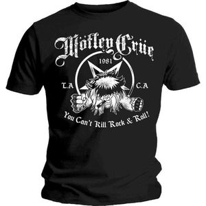 Motley Crue - You Can't Kill Rock & Roll Heren T-shirt - S - Zwart