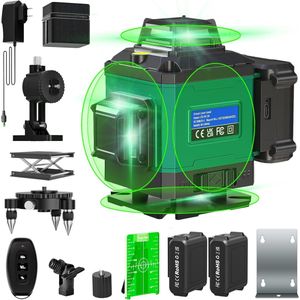 Kruislijnlaser - Bouwlaser - Lijnlaser met Statief - Groen en Zwart