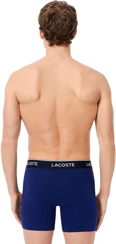 Lacoste - Slim Fit - Boxershorts - Effen - Set van 3 - Katoenmix