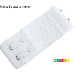 * 3 BH verlengstukken - 2 Haaks Wit - Beha verlenger - Zwangerschap *