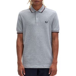 Fred Perry - Polo M3600 Mid Grijs - Regular-fit - Heren Poloshirt Maat XXL