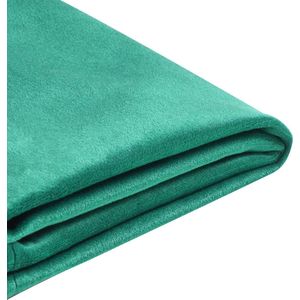 BELIANI FITOU - Bekleding bed - Donkergroen - 90 x 200 cm - Fluweel