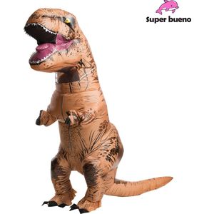 Super Bueno Opblaasbaar T-rex Dinosaurus kostuum - Dinopak volwassenen - Dinosaurus Pak