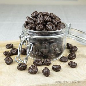 Minuz! Chocolade - Suikervrije chocolade rozijnen - puur - 200 gram