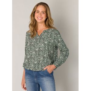 ES&SY Ayla Tops - Green/Multi-Colour - maat 40