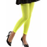 Neon groene legging voor dames S/M