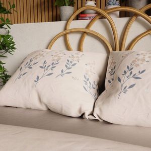 Amalia Katoen Satijn Beddengoed Set 200x220 cm met Kussenslopen