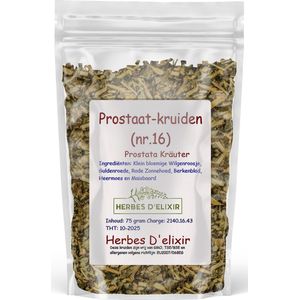 Prostaat kruiden - kruidenthee - losse thee - 75 gram