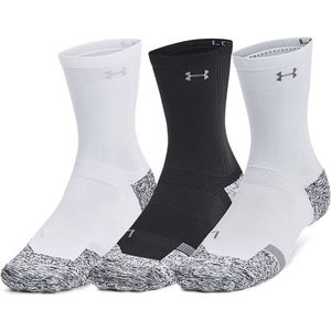 Under Armour - Ua Ad Pro 3Pk Mid - Sokken - Zwart
