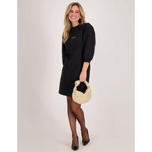 Je m'appelle Dames Jurk Met stretch - Zwart - Maat XXL