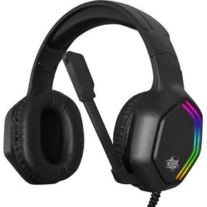 Tracer - Koptelefoon - gaming hoofdtelefoon - RGB-achtergrondverlichting en microfoon - Gamezone GZ X3