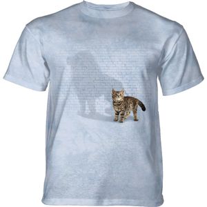 T-shirt Shadow of Power Cat Blue KIDS XL
