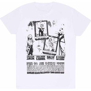 The Nightmare Before Christmas Mono T-Shirt NBX06311TSW White-M