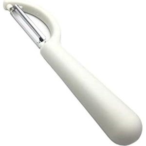 Good Grip veggie dunschiller voor groenten en fruit - eenvoudig schillen van aardappels, wortelen, courgettes, komkommers en appels - beige