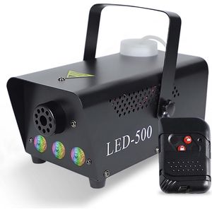 Sparklyn Rookmachine met LED en Draadloze Afstandsbediening - 500w - Rookmachine Halloween - Zwart