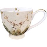 mok - beker - porselein - fine bone China - Ulvar - Ambiente - hert - winter - kerst