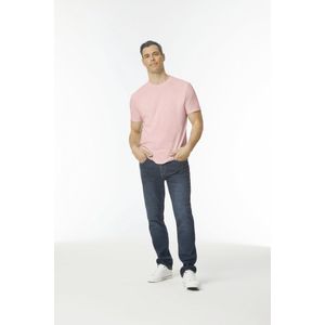 T-shirt Heren XL Gildan Ronde hals Korte mouw Charity Pink 100% Katoen