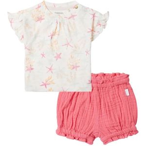 Noppies baby meisjes set: Shirt Chula en Shortje Coconut Rose maat 74
