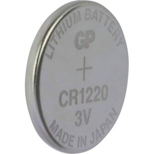 GP Batterij CR1220 - Knoopcel - Lithium - 3Volt - 1 STUK(S)